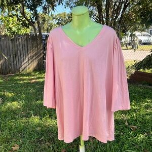 J. Jill Pima 3/4-Sleeve V-Neck Top Women’s Size XL NWT